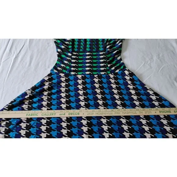Gabby Skye Houndstooth Knit Dress Women's sz 4 Career Office Work Party NWT - Picture 10 of 11